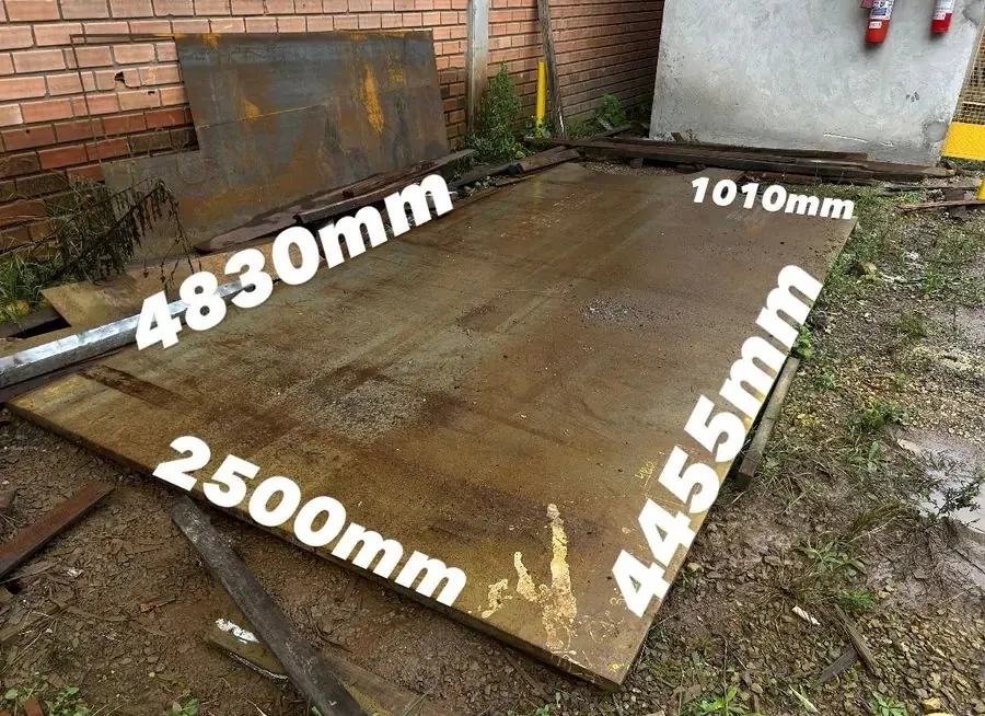 Chapa 1.1/2" - SAC350 - 4830 x 2500 x 4455 x 1010