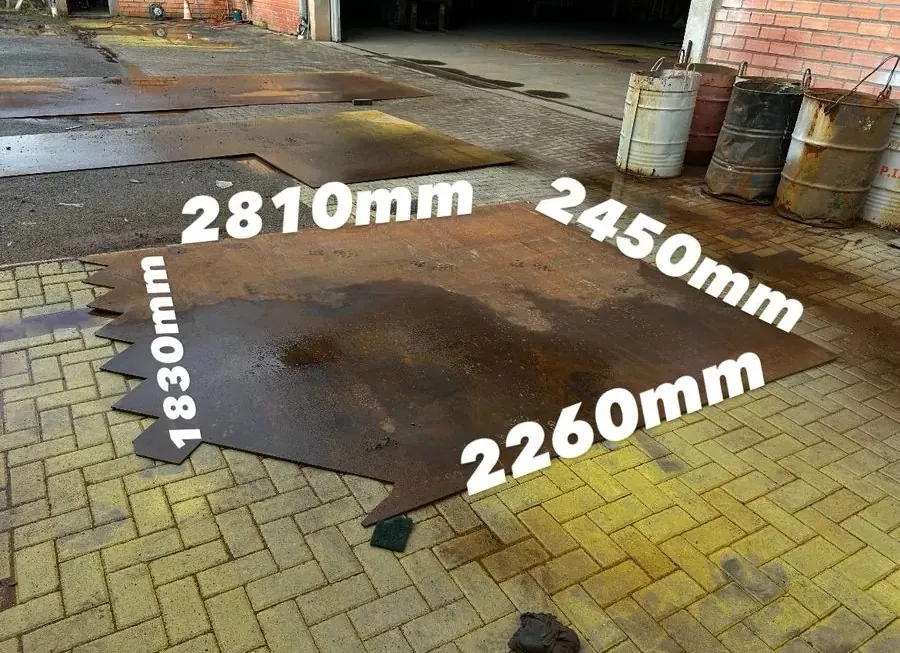 Chapa 1/4" - SAR80T - 2450 x 2810 x 2260 x 1830