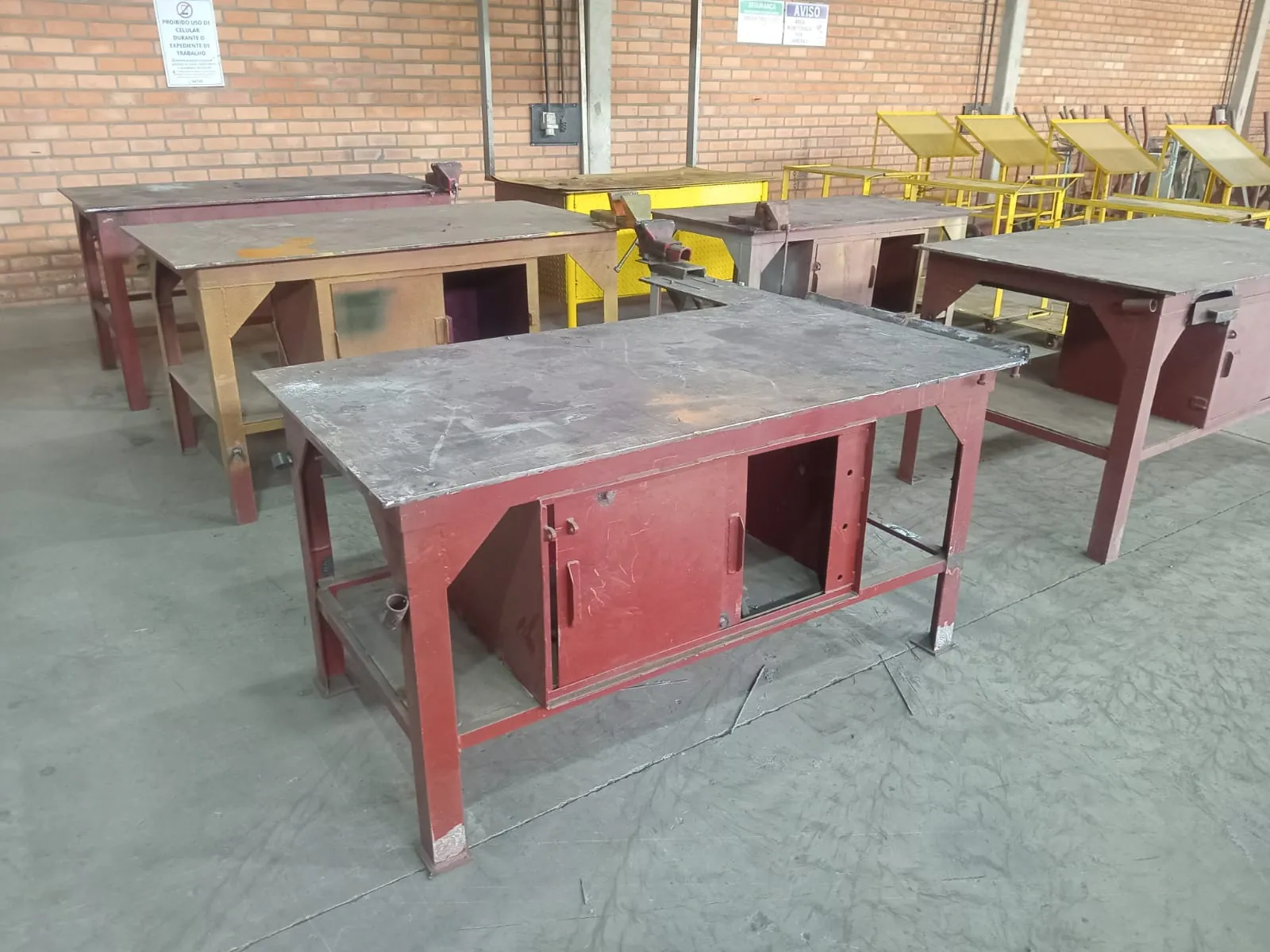 Bancada De Trabalho Industrial - Aprox. 2700kg
