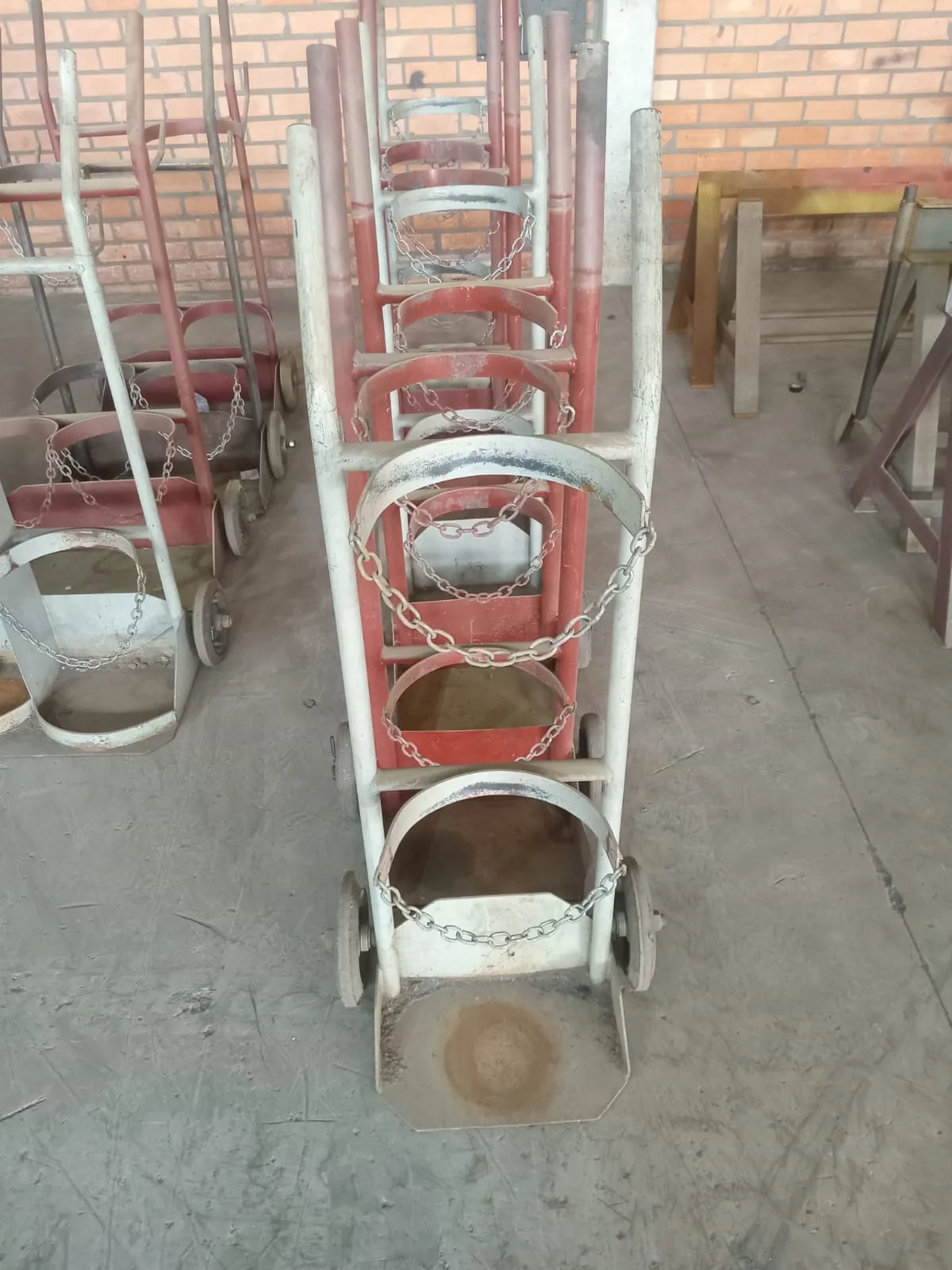 Carrinho Porta Cilindro de Gás Simples - Unidade