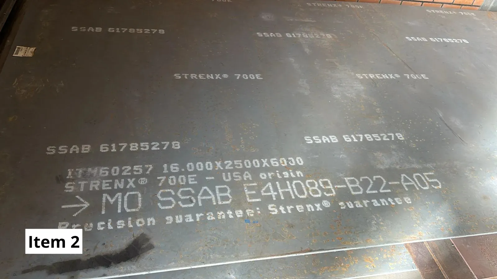 Chapas Industriais - SAR80T / SSAB STRENX