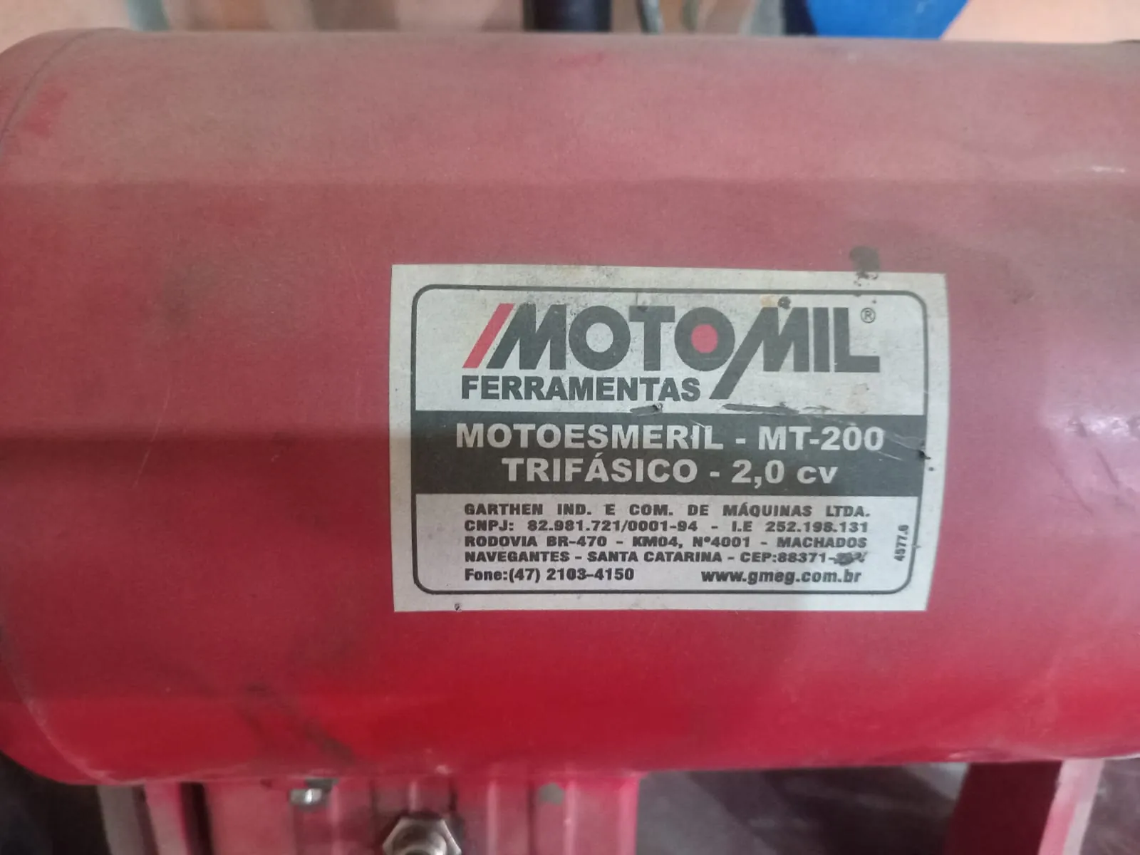 Motoesmeril MT-200 (2,0 CV) MOTOMIL