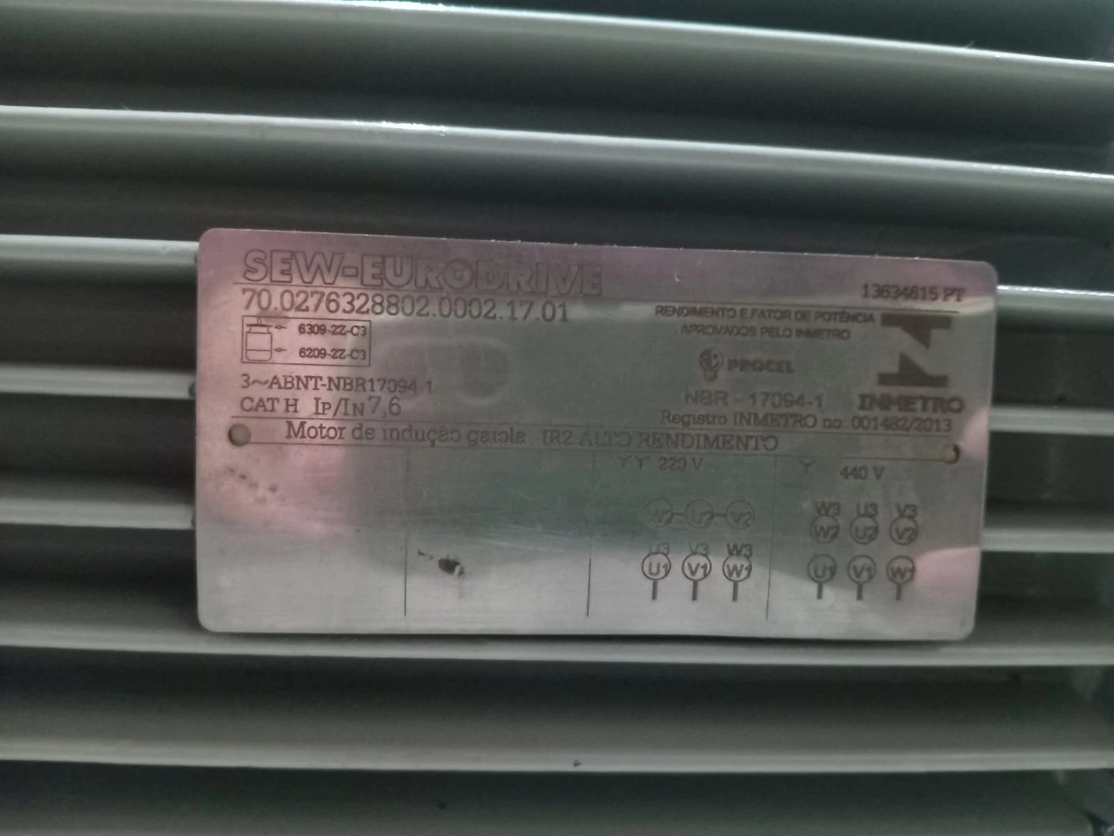 Motor Elétrico SEW DRE160M4 - Unidade