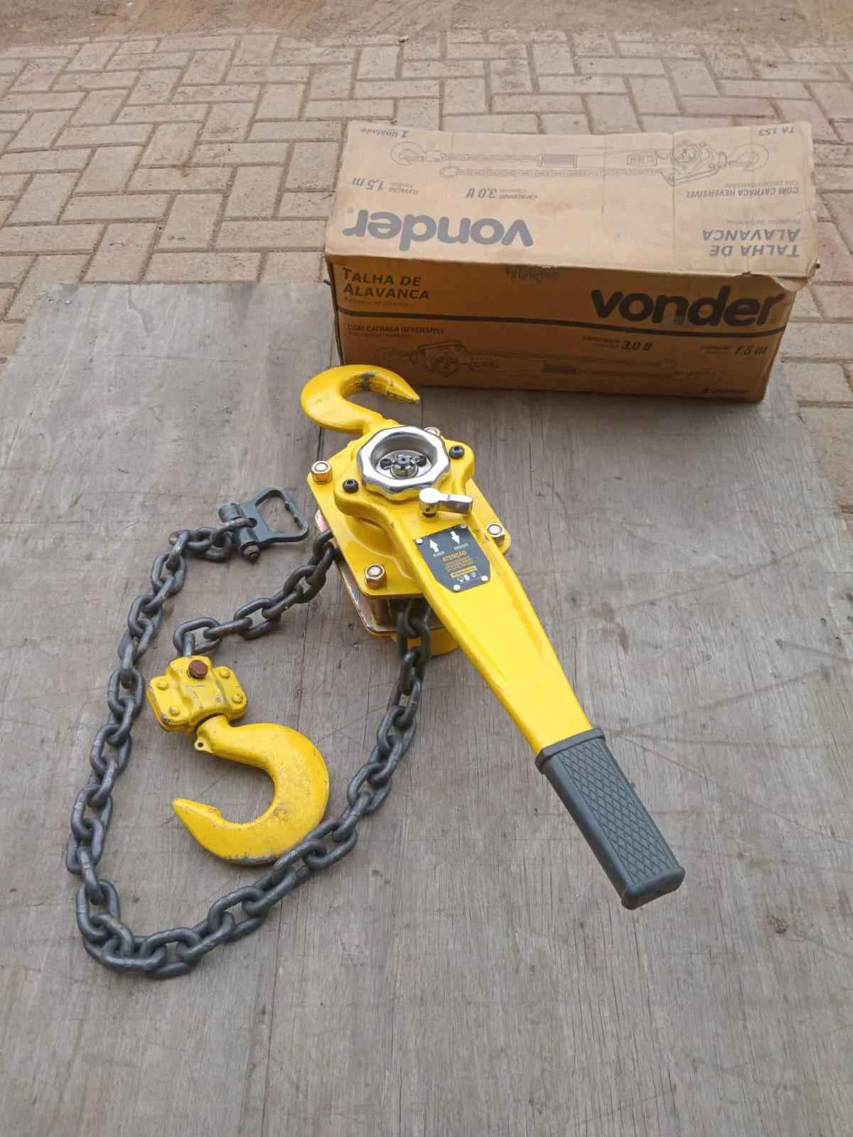 Talha Manual Alavanca TA 153 3000kg VONDER
